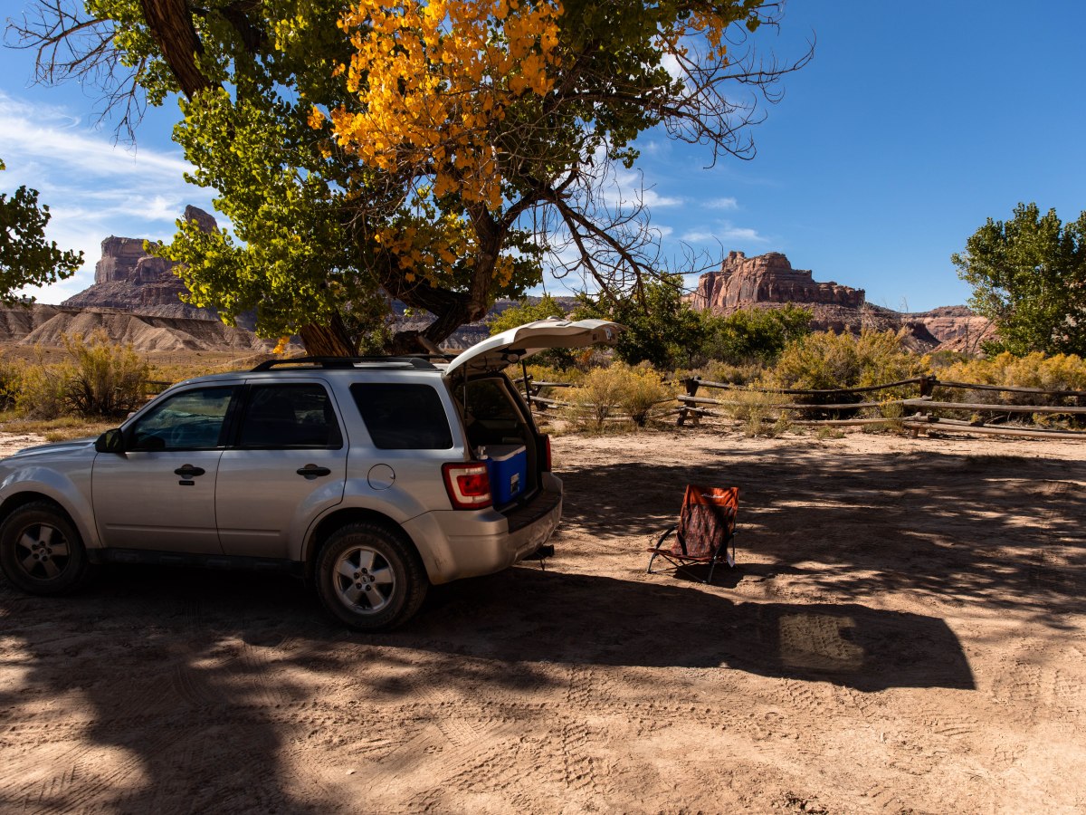 Postcard: Stopping for Lunch by the River in San Rafael Swell, UT